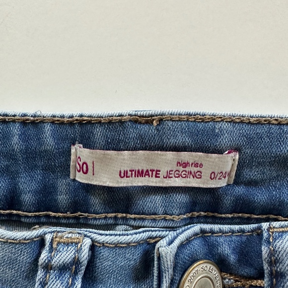 SO Ultimate jegging high rise size 0/24 medium wash - Picture 2 of 2